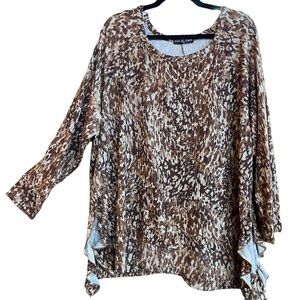 Kim & Cami 3X Long Sleeve Blouse A134SH